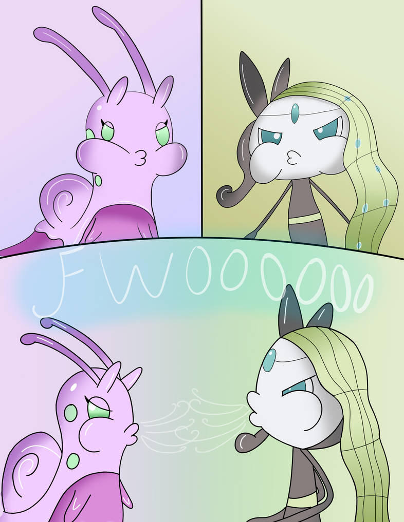 Puffmo Meloetta and sligoo blowing game by puffmo56 on DeviantArt