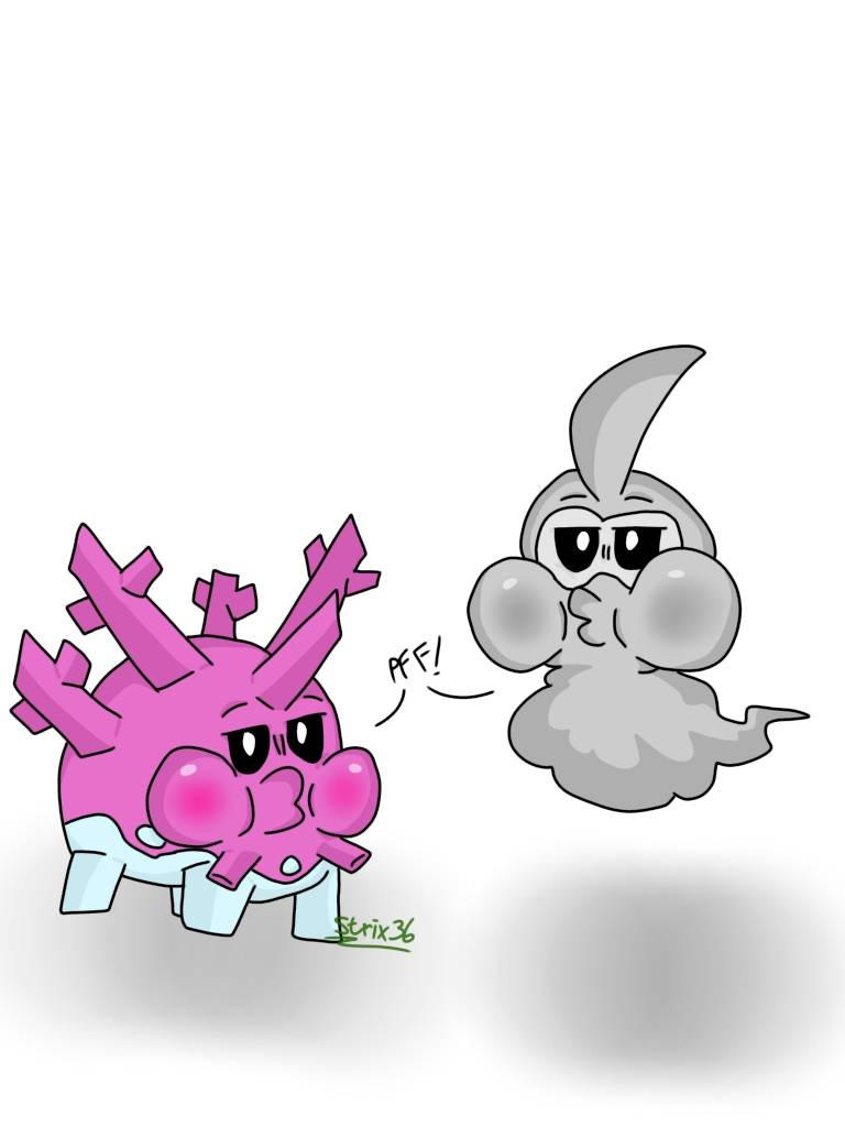 Puffmo Corsola and castform puffy cheeks by puffmo56 on DeviantArt