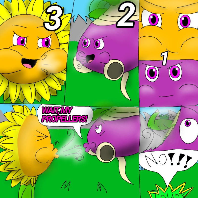 Puffmo PvZ blowing battle! by puffmo56 on DeviantArt