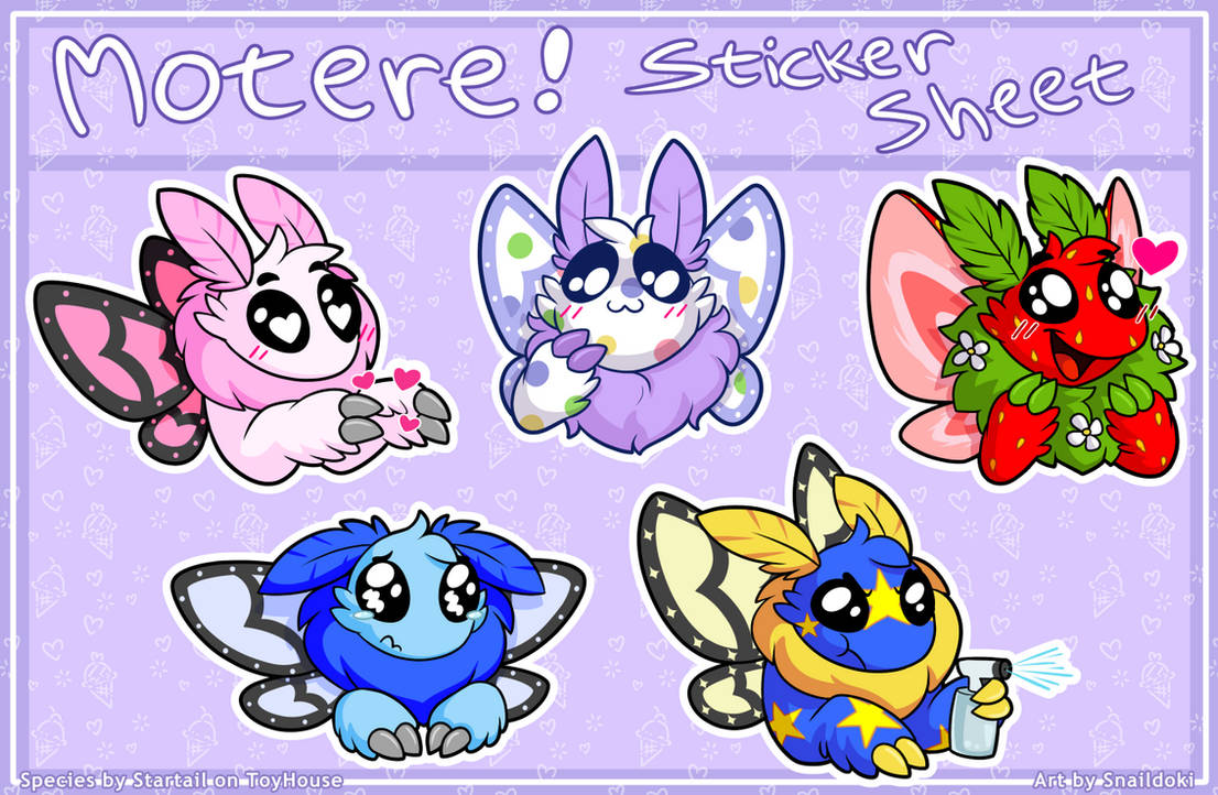 Moroder Sticker Motere sticker sheet! by Snaildoki on DeviantArt
