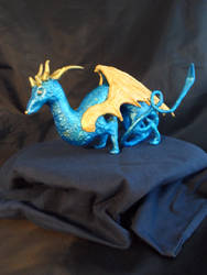 Blue and Gold Dragon