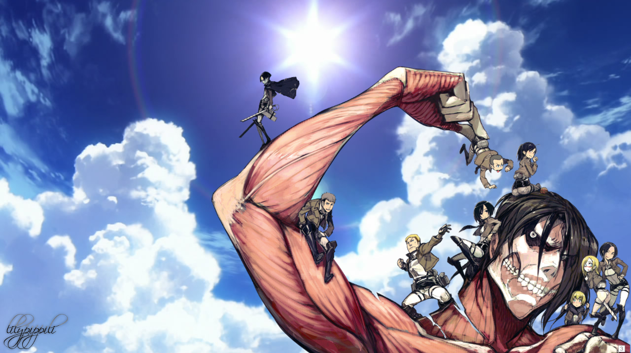 Attack On Titan Funny Wallpaper