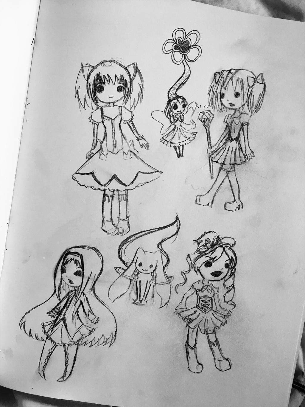 Madoka Doodles By Lilypippili On Deviantart