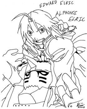 Edward Elric Alphonse Elric