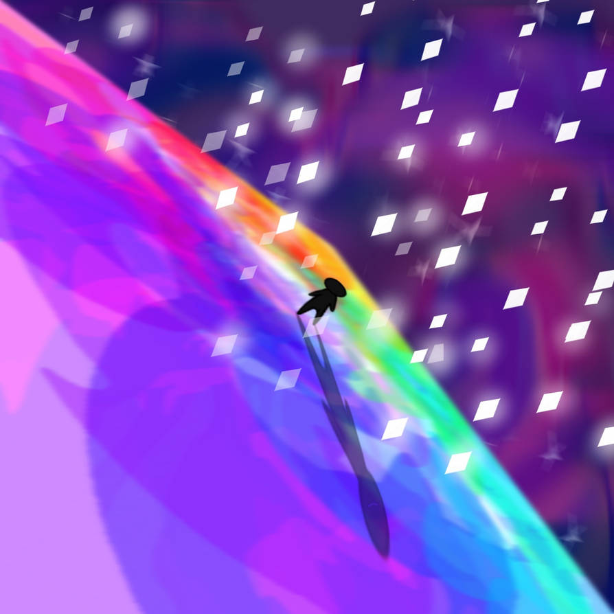 The universe has no color. by BluePosey on DeviantArt