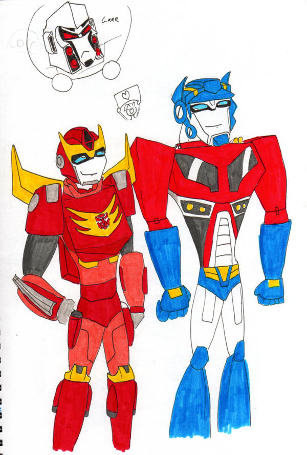 Optimus And Rodimus By PurrV On DeviantArt optimus-and-rodimus-by-purrv-on-deviantart