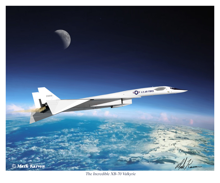 North American XB-70 Valkyrie by bagera3005 on DeviantArt