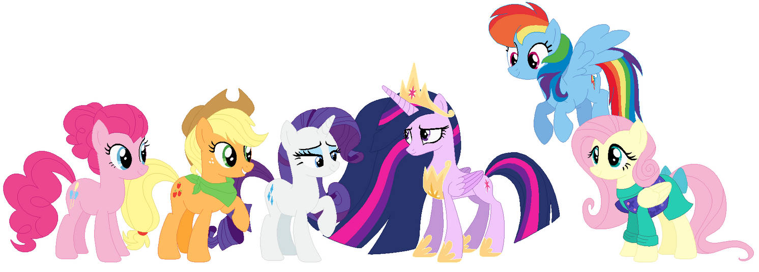 Mane 6 (MLP: FG Alternate Universe)