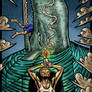 Biblical Tarot - IX The Hermit - Noah in the Belly