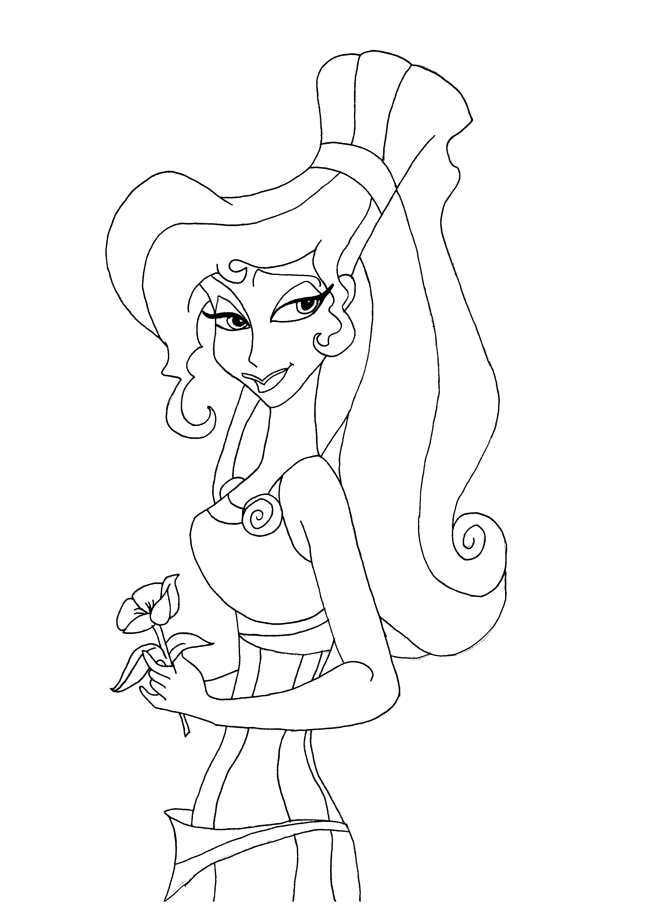 Disney Meg Coloring Pages