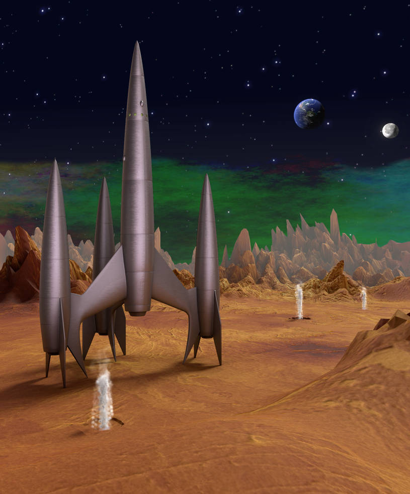First Spaceship On Venus. by Caz747 on DeviantArt First Spaceship On Venus. by Caz747 on DeviantArt