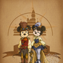 Disney steampunk: Mickey et Minnie