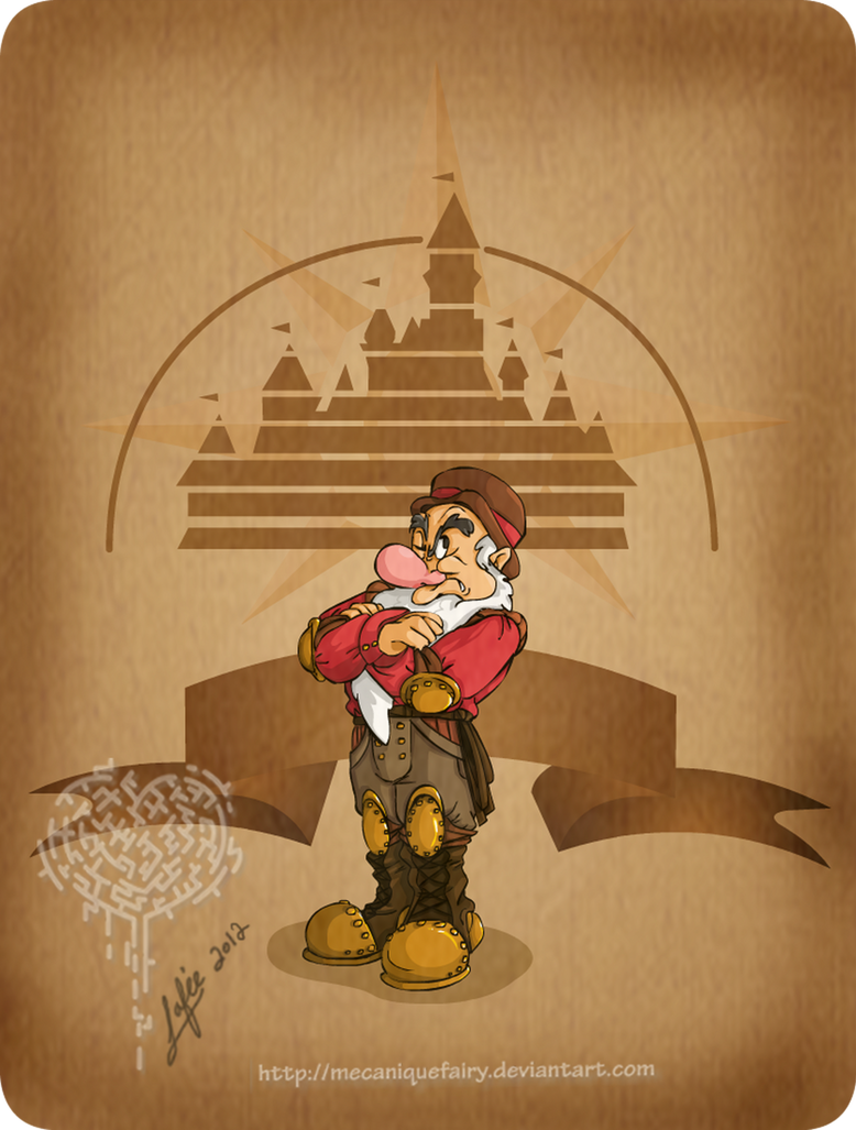Disney steampunk: Grumpy by MecaniqueFairy on DeviantArt