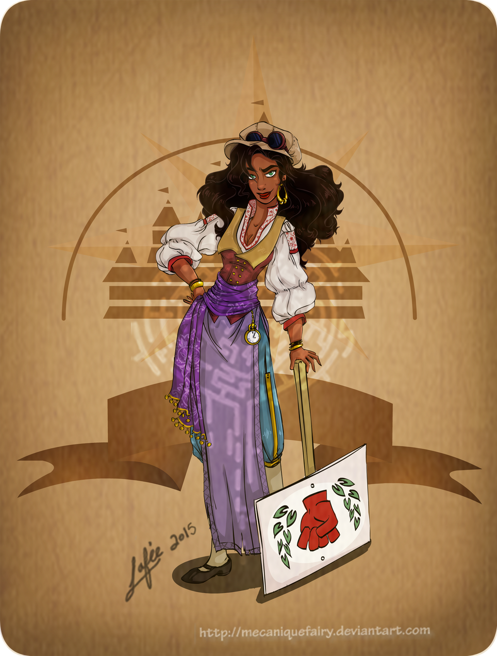 Disney steampunk: Esmeralda