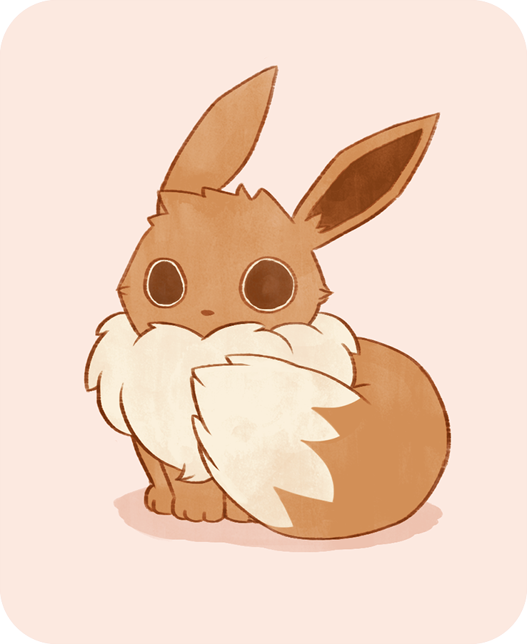 Fluffy Eevee by Lufraine on DeviantArt