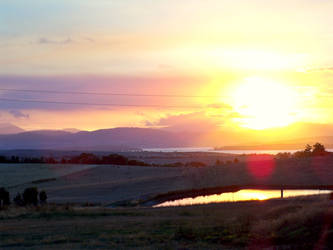 Sunset in Tasmania