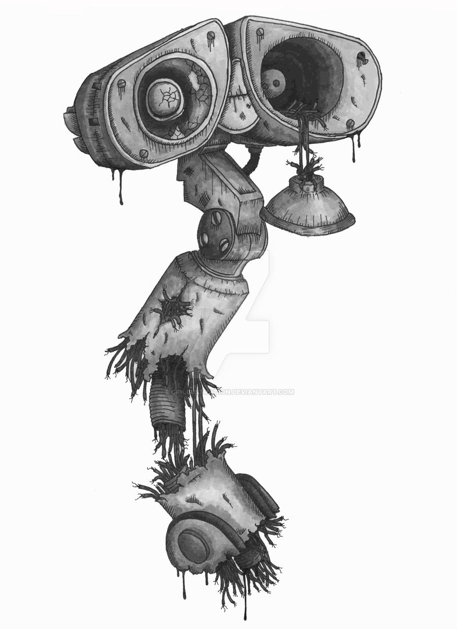 Broken Robot By CRillustration On DeviantArt