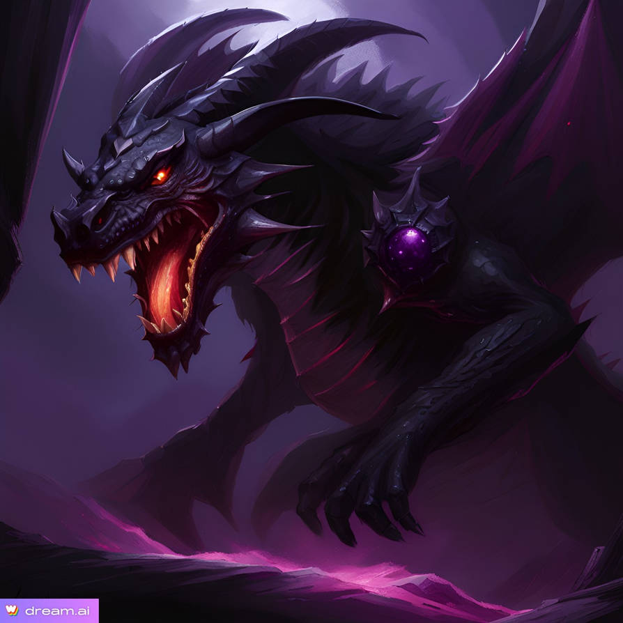 Shadowfire Elemental The Dark Dragon - Elemental of Shadow by Yhnovyn on DeviantArt