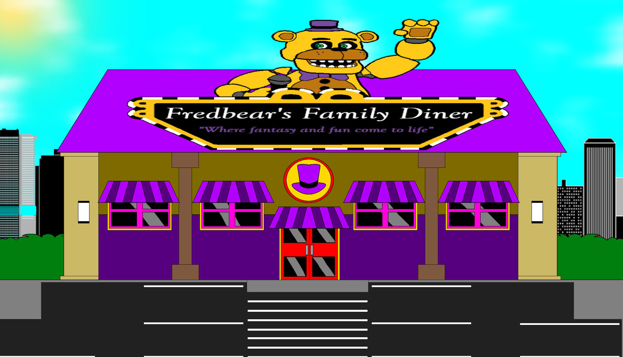 Fredbear's Family Diner (Entrance/Exit) by CoolestTheELord2763 on DeviantArt