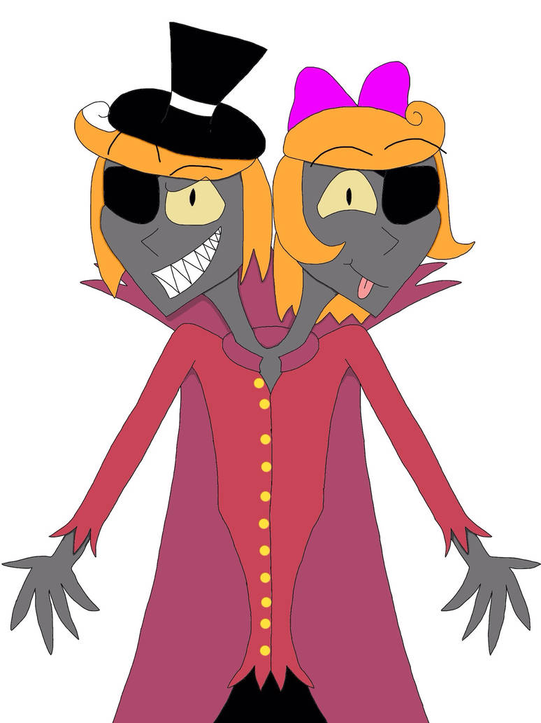 Two headed OC by creepsMcSWAG on DeviantArt