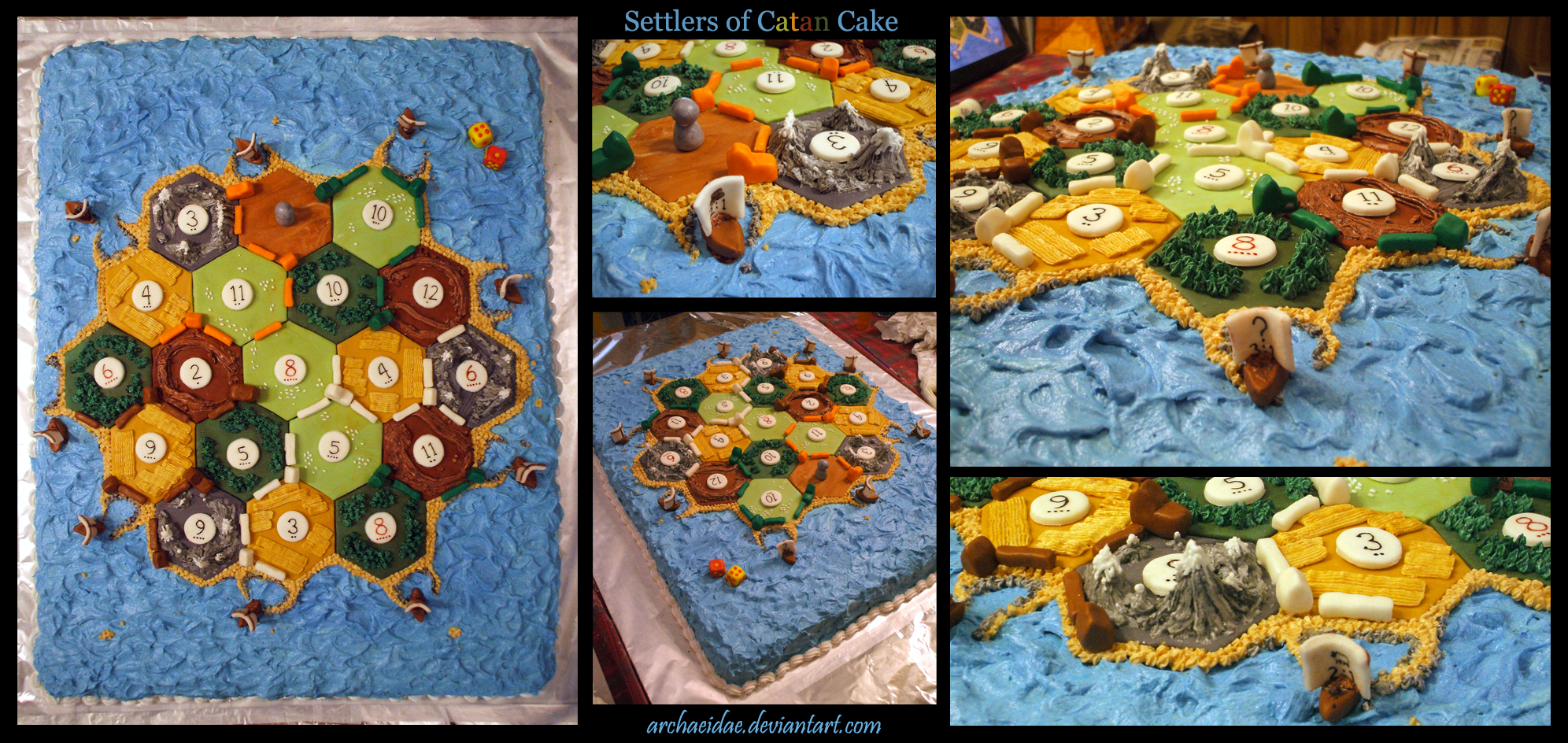 Settlers of Catan Cake