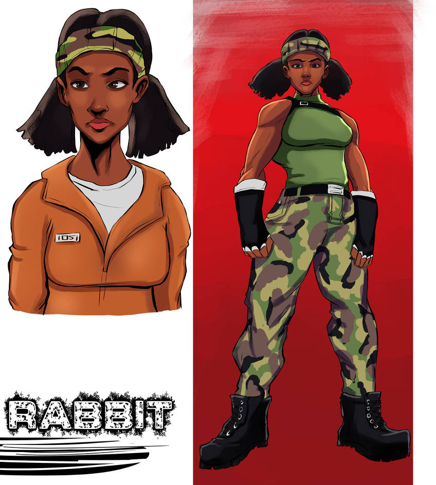 Mad Red- character design board (Rabbit) by ChuckBarrow on DeviantArt