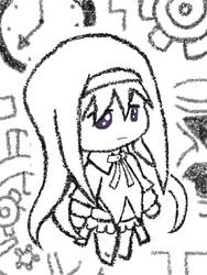 Chibi Homura Akemi (monotone ver.)