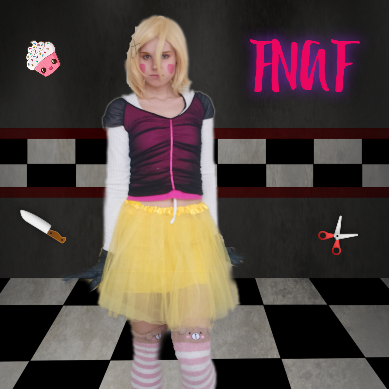 FNAF 4 Cosplay - Nightmare Chica by HazyCosplayer on DeviantArt