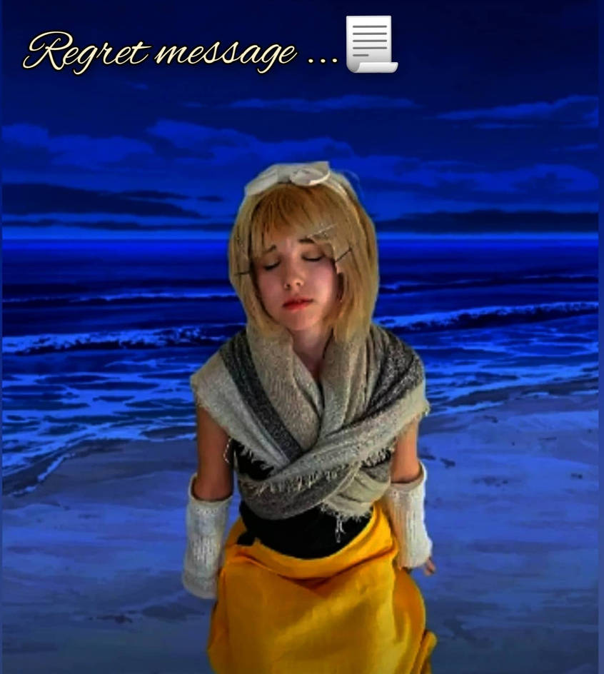 Regret message cosplay by RinKagamineCZ on DeviantArt