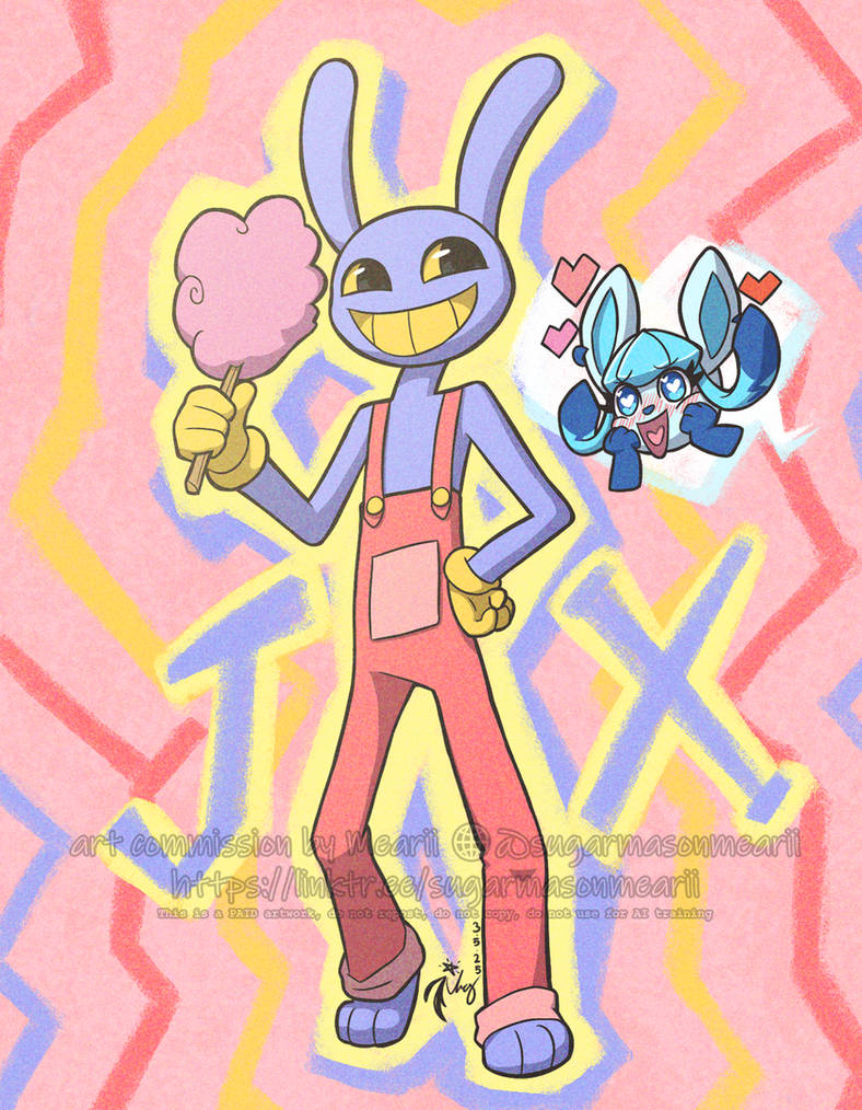 The Funny Purple Rabbit Man by VaporeonLayne on DeviantArt