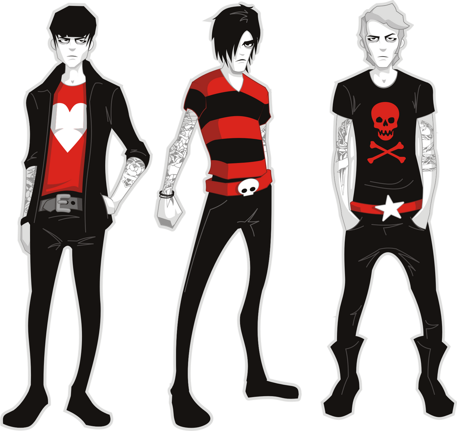 Emo Character Rig Emo Characters by BurningEyeStudios on DeviantArt
