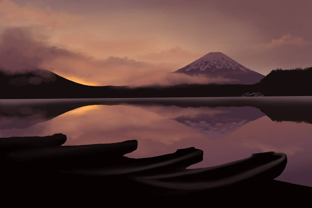 Mount Fuji by Chandraboli on DeviantArt