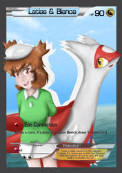 Latias and Bianca Pokemon Card