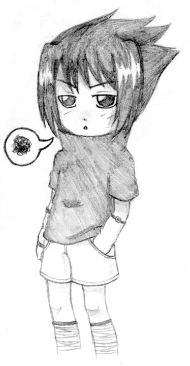 Chibi sasuke ← an anime Speedpaint drawing by Sasuke - Queeky - draw & paint