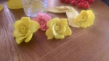 playdough roses