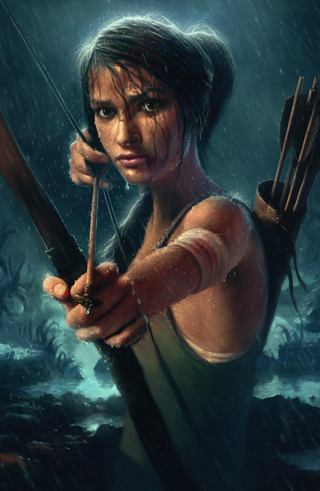 Lara Croft Reborn Contest Entry by mickehill