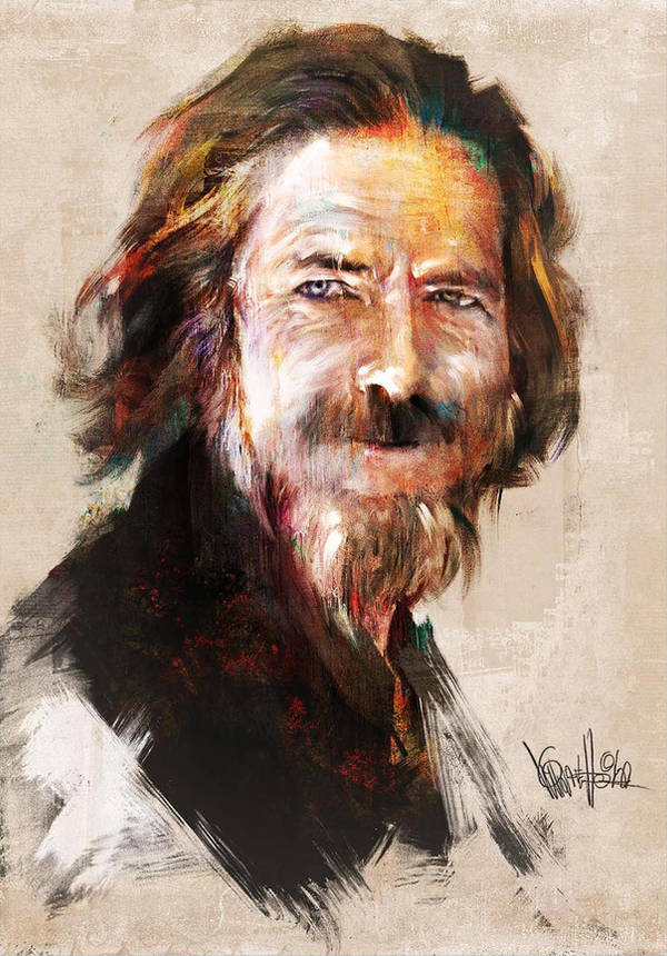 Alan Watts Tribute #2 by mickehill