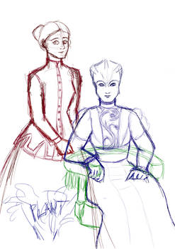 Doodle - Vastra and Jenny