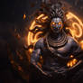 TeeJay an image of shiva in the form of a swirl in