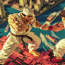 TeeJay papercut Ryu vs papercut E. Honda from stre