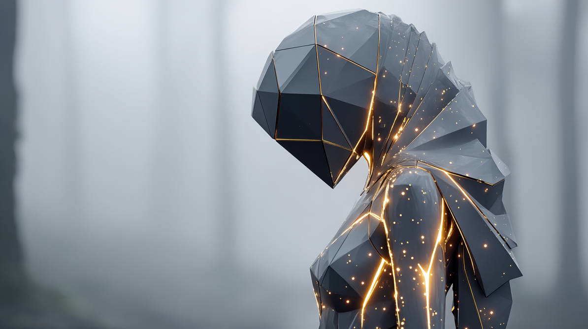 Abstract Crystalline Humanoid Entity by cTeeJay on DeviantArt