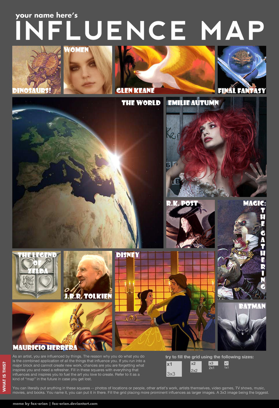 Influence Map by RoCueto on DeviantArt