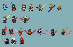 Lightsaber Poses