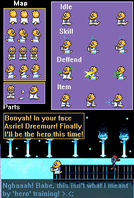 Doctor Alphys Sprites