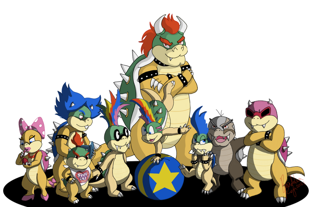 Koopa family by BandoleraRoja on DeviantArt