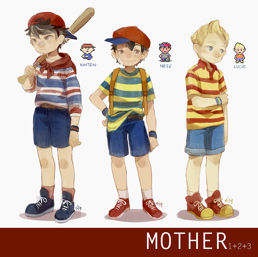 [MOTHER] 1+2+3 protags