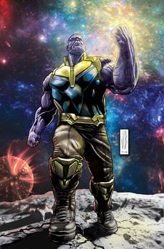 rage of thanos colored