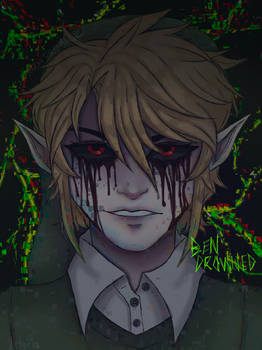 Ben Drowned ( Creepypasta Fanart )