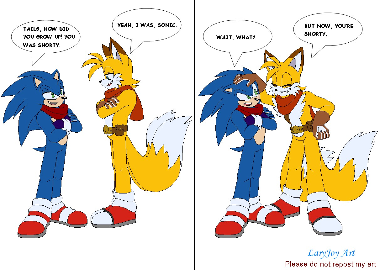 Sonic and Tails comic by Laryjoy on DeviantArt