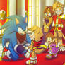 Sonic meets King Ken and Queen Sally's kids